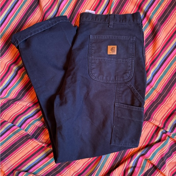 Carhartt Other - Carhartt Men's Blue Cargo Pants workwear